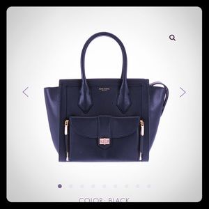 Henri Bendel Rivington Bag-Black w/ Gold Hardware